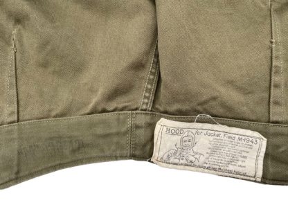 Originele WWII US Army M1943 Field jacket hood