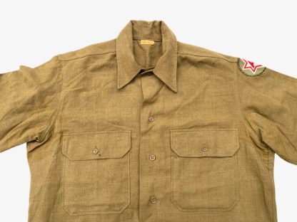 Original WWII US army EM wool shirt 6th army