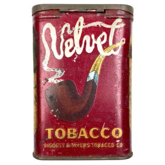 Original WWII US Velvet tobacco tin