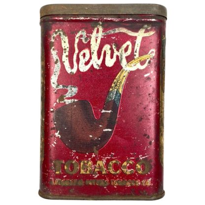 Original WWII US Velvet tobacco tin