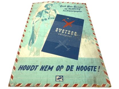 Original 1945-1949 Dutch East Indies related carton sign