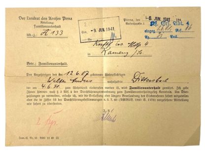 Original WWII German WH Kraftfahr-Ersatz-Abteilung 4 grouping (Norway - Finland - Ukraine)