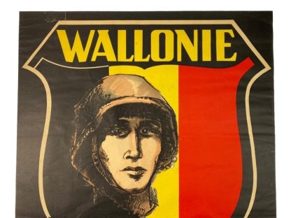 Original WWII Walloon Waffen-SS volunteers legion poster