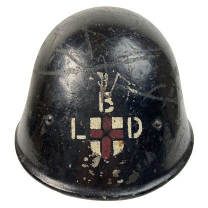 Original WWII Dutch 'Luchtbeschermingsdienst' helmet (Amersfoort)
