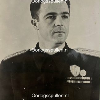 Original WWII German portrait photo of Italian party secretary Aldo Vidussoni