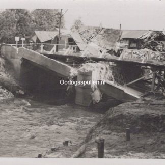 Original WWII Dutch photo May 1940 - Destroyed bridge in Sint-Oedenrode