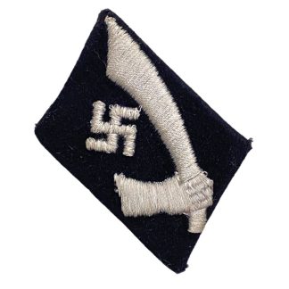 Original WWII Croatian Waffen-SS volunteer 'Handschar' collar tab
