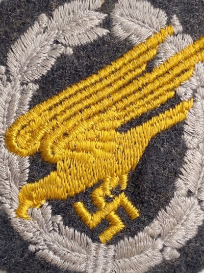Original WWII German Fallschirmschützenabzeichen in cloth