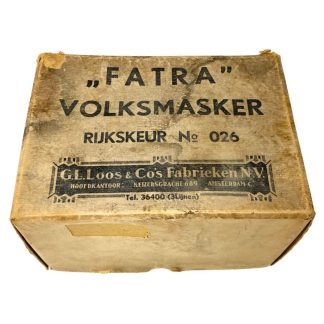 Original Pre 1940 Dutch 'Fatra' volksmasker in box