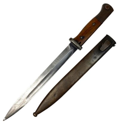 Original WWII German Mauser K98 bayonet with matching numbers
