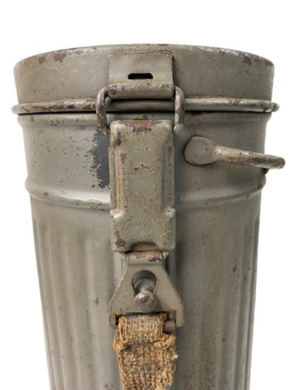 Original WWII German Kriegsmarine Gasmask with shipboard grey canister
