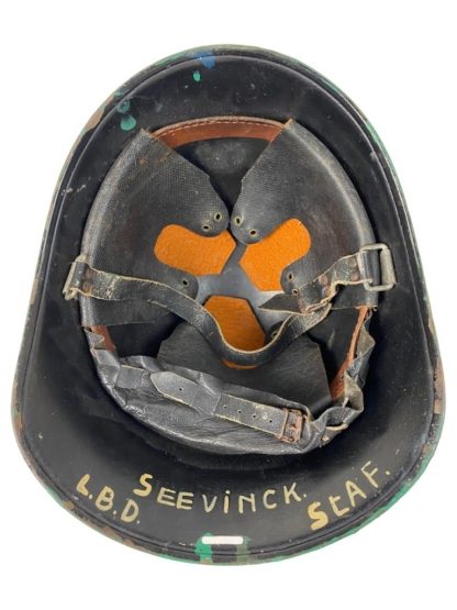 Original WWII Dutch Luchtbeschermingsdienst staff helmet