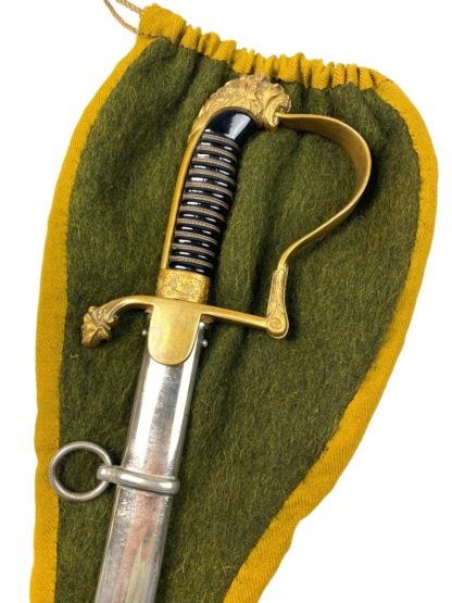 Original M1912 Dutch army wandelsabel 'Yzerhouwer' with cover