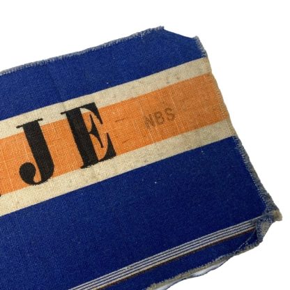 Original WWII Dutch N.B.S. 'Oranje' armband