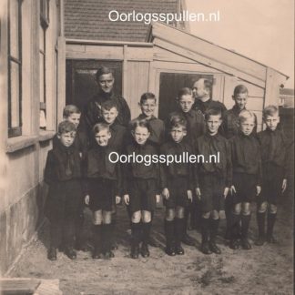 Original WWII Dutch NSB large size photo - Mussert & Van Geelkerken in IJmuiden