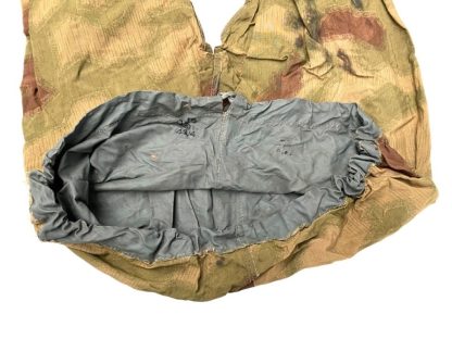 Original WWII German late war April 1945 Sumpftarnmuster camouflage anti-gas trousers