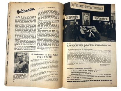 Original WWII Flemish Waffen-SS booklet - Vlamingen Op!