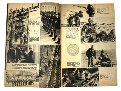 Original WWII Flemish Waffen-SS booklet - Vlamingen Op!