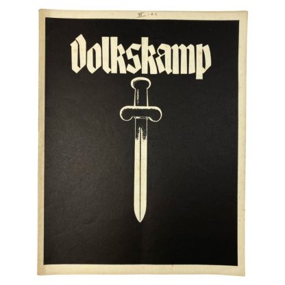 Original WWII Flemish 'Volkskamp' magazine - 1942 - No. 1-2