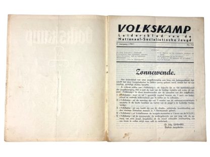 Original WWII Flemish 'Volkskamp' magazine - 1941 - No. 7-8
