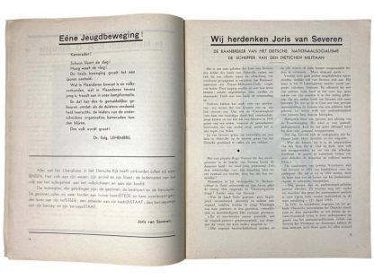Original WWII Flemish 'Volkskamp' magazine - 1941 - double number