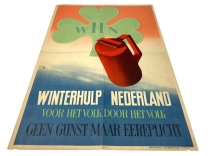 Original WWII Dutch Winterhulp Nederland poster