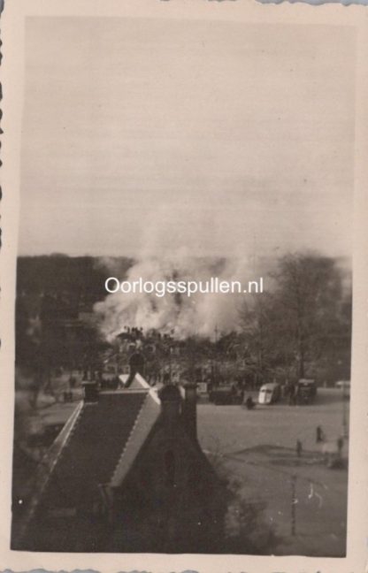 Original WWII Dutch photo set of the bombing of Kleykamp in Den Haag