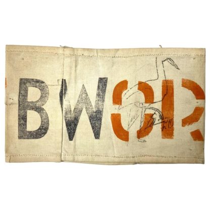 Original WWII Dutch N.B.S. 'Oranje' armband Den Haag