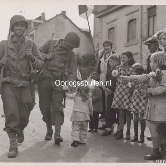 Original WWII US photo - Liberation of Luxembourg in 1944
