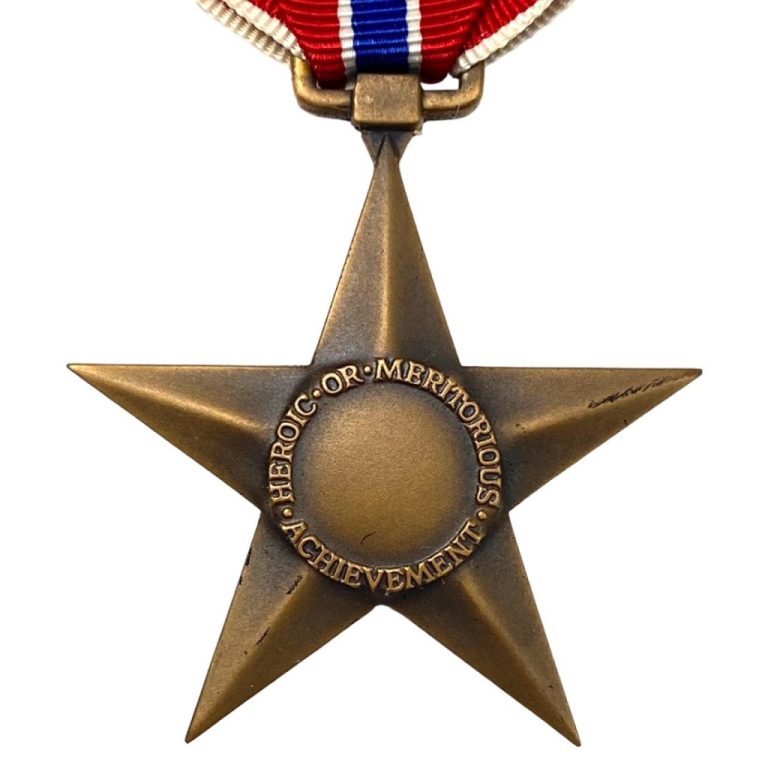 Original WWII US Bronze star - Oorlogsspullen.nl - Militaria shop