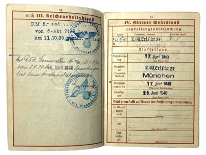 Original WWII German Gebirgsjäger Nachschub Kompanie 54 grouping
