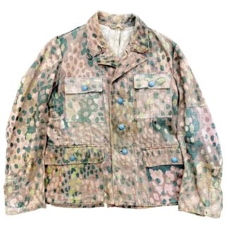 Original WWII German Waffen-SS DOT 44 camouflage uniform jacket