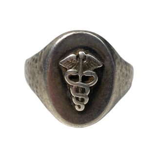 Original WWII US army medical department ring