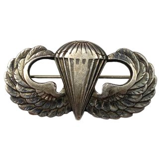 Original WWII US Airborne jump wings - Gemsco - 二战时美国空降兵的跳翼