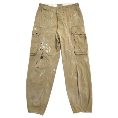 Original WWII US Airborne M42 jump trousers