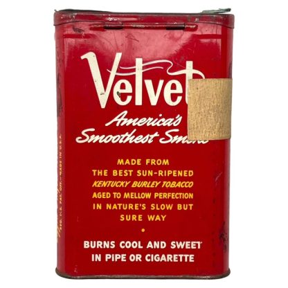 Original WWII US Tobacco Velvet tin
