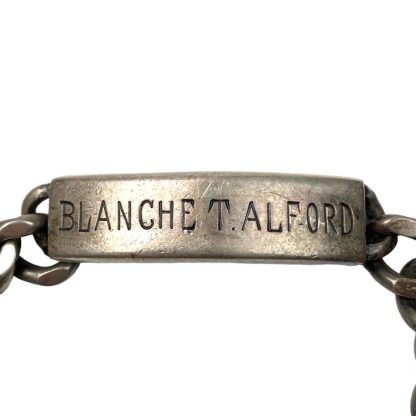 Original WWII US army silver women bracelet