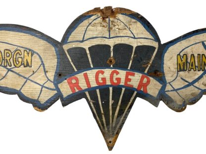 Original WWII US wooden Airborne sign