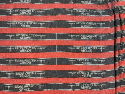 Original WWII German large fabric with unissued Volkssturm armbands