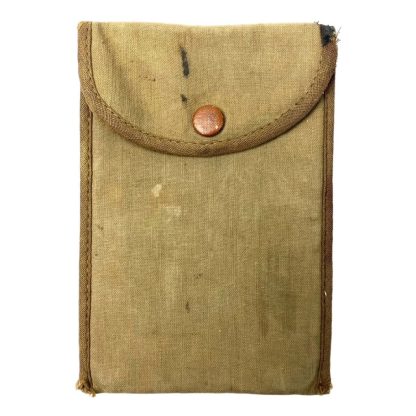 Original WWII US army pocket mirror in pouch