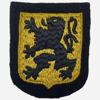 Original WWII Flemish Waffen-SS 27.SS-Freiwilligen-Grenadier-Division 'Langemarck' (flämische Nr.1)' volunteer shield