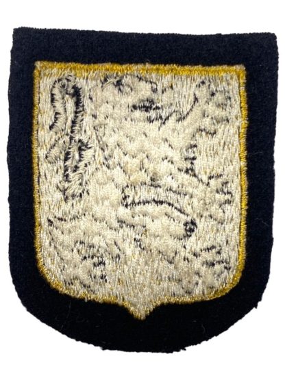 Original WWII Flemish Waffen-SS 27.SS-Freiwilligen-Grenadier-Division 'Langemarck' (flämische Nr.1)' volunteer shield