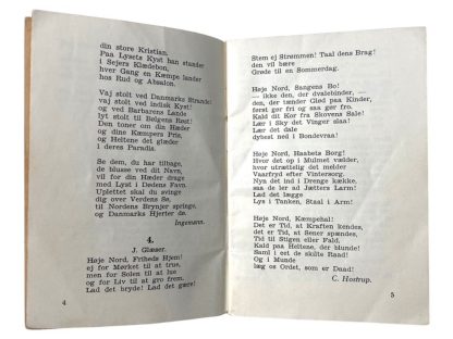 Original WWII Danish NSU song book - Syng med os!