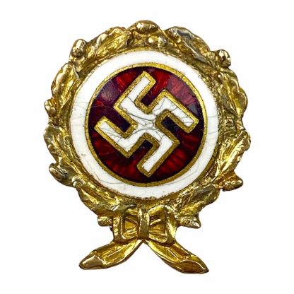 Original WWII Danish DNSAP ‘Æresemblem’ golden party badge