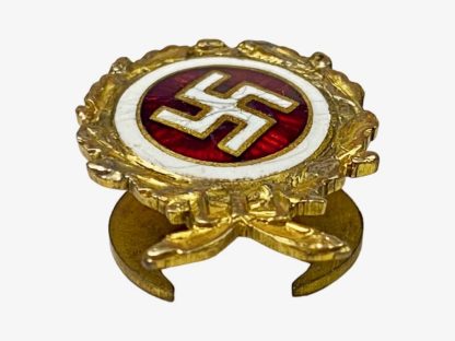 Original WWII Danish DNSAP ‘Æresemblem’ golden party badge