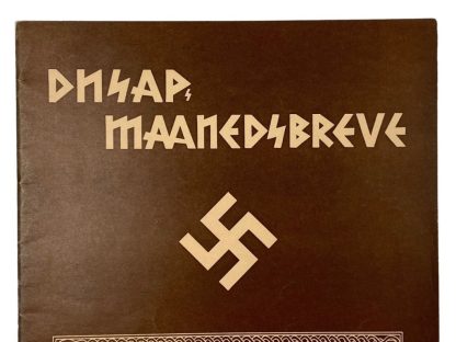 Original WWII Danish DNSAP Maaneds-Breve magazine - Nr. 11 February 1943