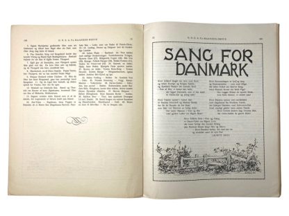 Original WWII Danish DNSAP Maaneds-Breve magazine - Nr. 10 January 1945