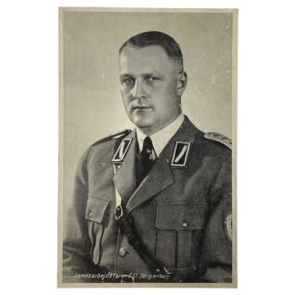 Original WWII DNSAP post card of Landesarbejdsfører F.O. Jørgensen