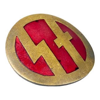Original WWII Danish DNSAP ‘Storm Afdeling’ cap badge (copper colour variation)