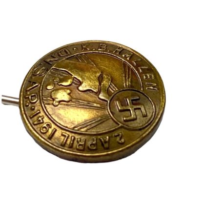 Original WWII DSNAP stickpin for event in the K.B. Hallen 2 April 1941